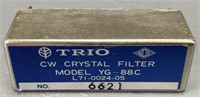 Trio YG-88C CW Crystal Filter