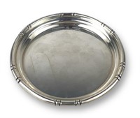 Sterling Silver Modernist Circular Shallow Bowl
