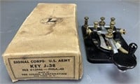 US Army Lionel J-38 Key and Box