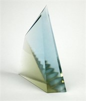 Mark Peiser Art Glass Pyramid