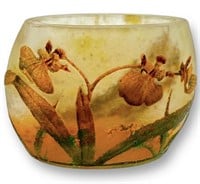 Nancy Daum Floral Cameo Vase