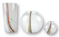 (3) Bertil Vallen For Kosta Boda Rainbow Art Vases