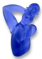 Richard Jolley "Torso" Glass Sculpture 1994