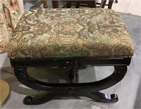 Gorgeous Victorian themed padded bench/footstool