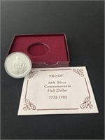 Commemorative half dollar, 90% silver proof