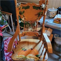 Harvest Painting on Chair
