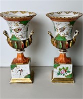 Antique Porcelain Medici Vases