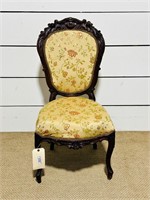 Carved Antique Parlor Chair