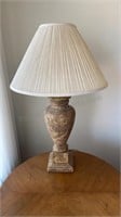 Ceramic Table Lamp 30 inches tall 3 way bulb