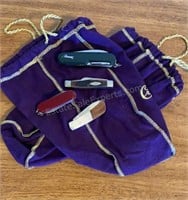 Pocket Knives & Crown Royal Bags