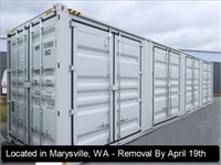 40'L X 8'W X 9' 6"H HIGH CUBE SHIPPING CONTAINER