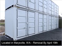 40'L X 8'W X 9' 6"H HIGH CUBE SHIPPING CONTAINER