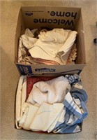 Two boxes of Linens