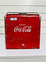 Vintage Metal Coke Cooler