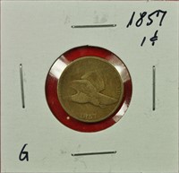 1857 Flying Eagle Cent G