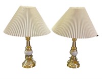 Mid Century Style Modern Brass Lamps