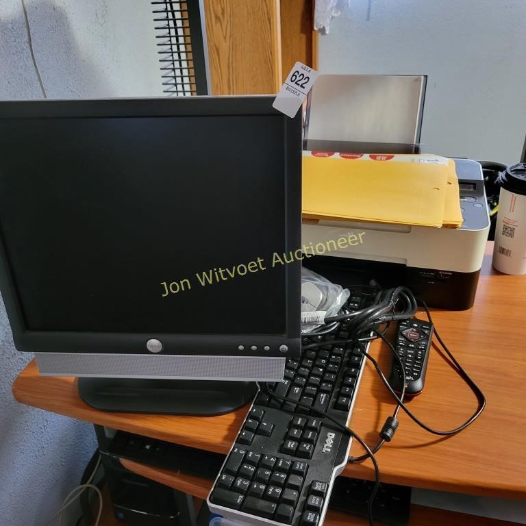 Dell PC Monitor, Keyboards,Printer