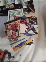 Fix back of hockey cards Including Brett hall