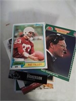 Big stack of football cards including Pat Tilly