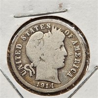 1914-D Barber Dime