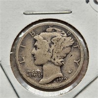 1919 Mercury Dime