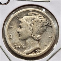 1927-S Mercury Dime