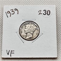 1939 Mercury Dime