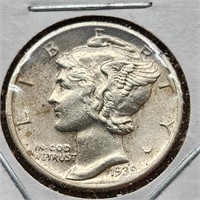 1939-D Mercury Dime