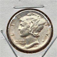 1944 Mercury Dime