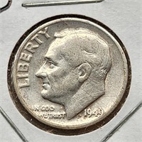 1949-D Roosevelt Dime