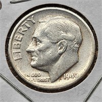 1949-S Roosevelt Dime