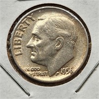 1956 Roosevelt Dime