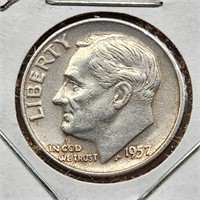 1957-D Roosevelt Dime