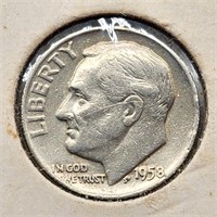 1958-D Roosevelt Dime