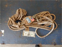 Brewer Titchener 41 Rope Pulley w/ 1/2" Rope