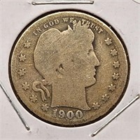 1900-S Barber Quarter