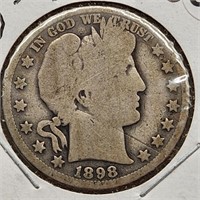 1898-O Barber Half Dollar