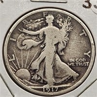 1917 Walking Liberty Half Dollar