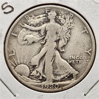 1920-S Walking Liberty Half Dollar