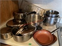 Revere Ware Pots & Copper Chef Pans