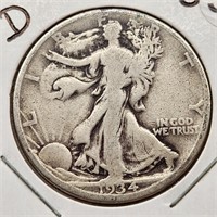 1934-D Walking Liberty Half Dollar