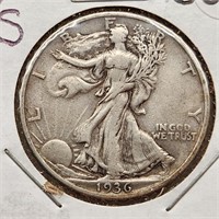 1936-S Walking Liberty Half Dollar