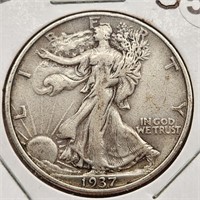 1937 Walking Liberty Half Dollar