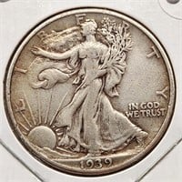 1939 Walking Liberty Half Dollar