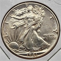 1941 Walking Liberty Half Dollar