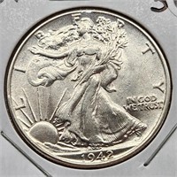 1942 Walking Liberty Half Dollar