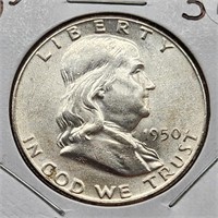 1950 Franklin Half Dollar