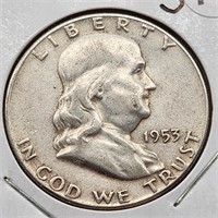 1953 Franklin Half Dollar