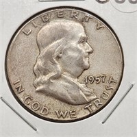 1957 Franklin Half Dollar