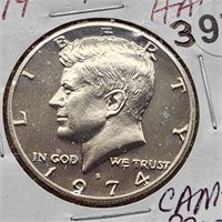 1974- S Proof Kennedy Half Dollar